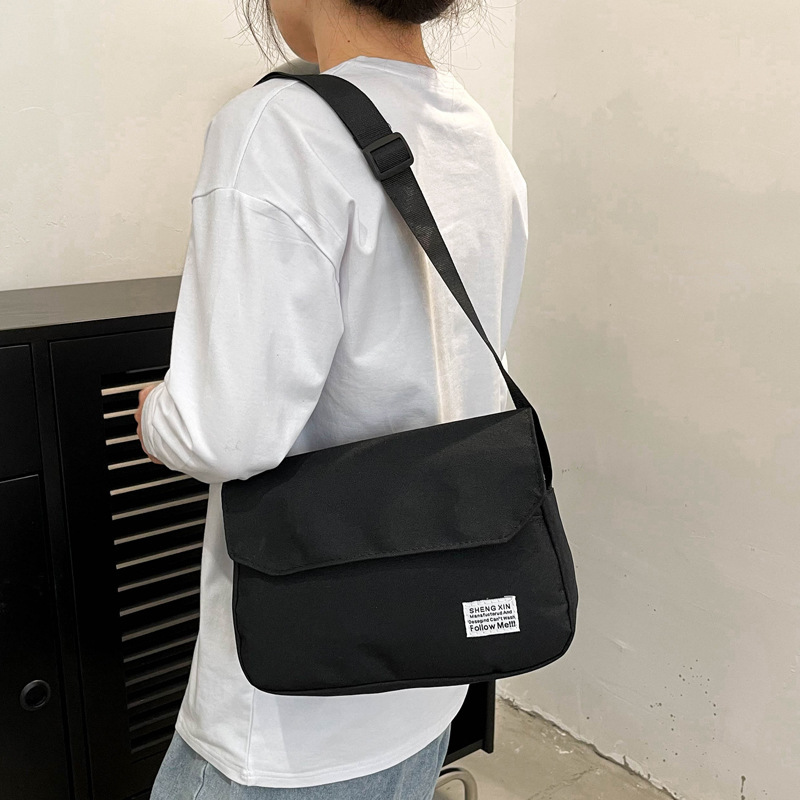 Ins Messenger Bags Women Men Crossbody Shoulder Bag Casual Couple Small Flap Bag - Image 5