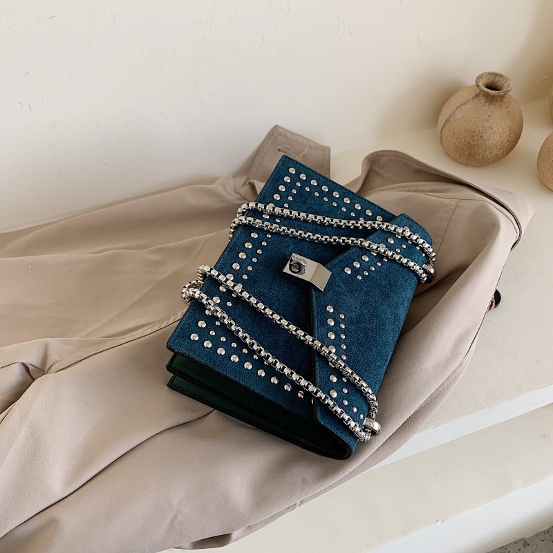 Leather Scrub Small Shoulder Messenger Bags For Women - Image 8