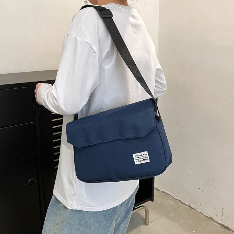 Ins Messenger Bags Women Men Crossbody Shoulder Bag Casual Couple Small Flap Bag - Image 8