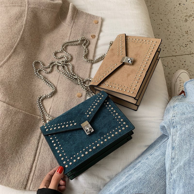 Leather Scrub Small Shoulder Messenger Bags For Women - Image 9